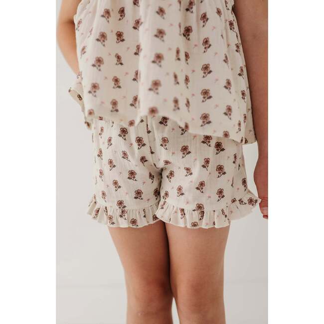 Ruffle Gauze Shorts Aqua Island - Shorts - 4