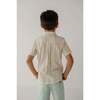 Boy's Collar Button Shirt Vintage Rainbow Stripe - Button Downs - 5
