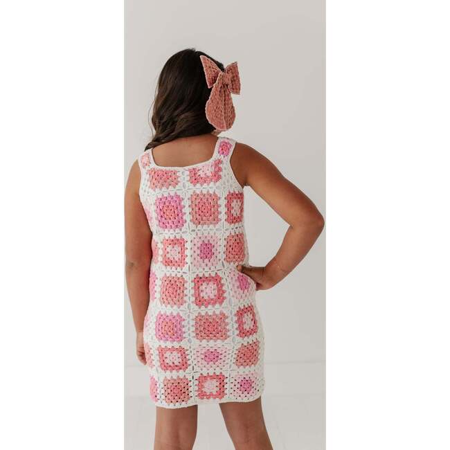 Fitted Crochet Dress Multicolored - Dresses - 5