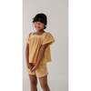 Square Neck Peasant Top Golden Sunshine - Blouses - 3 - thumbnail