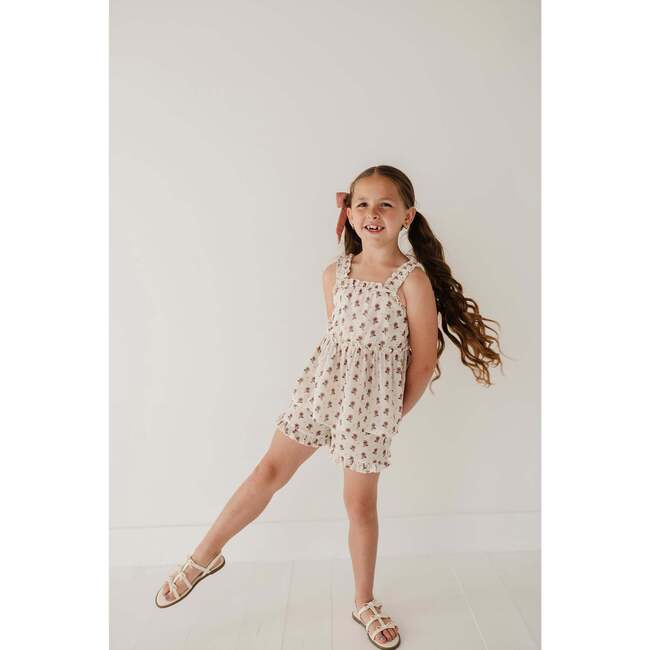 Ruffle Gauze Shorts Noa Paisley Cream - Shorts - 6