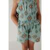 Ruffle Strap Shorts Romper Medallion Boho - Rompers - 6 - thumbnail