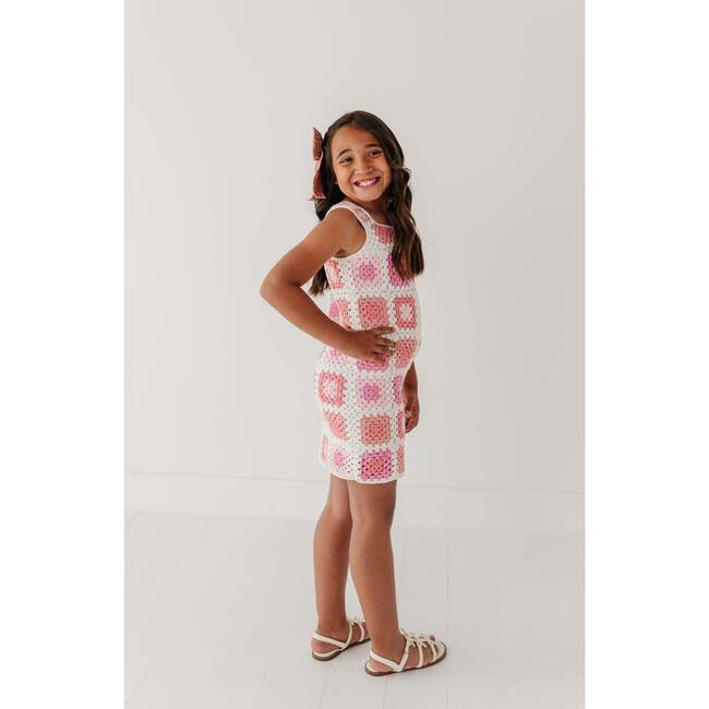 Fitted Crochet Dress Multicolored - Dresses - 6