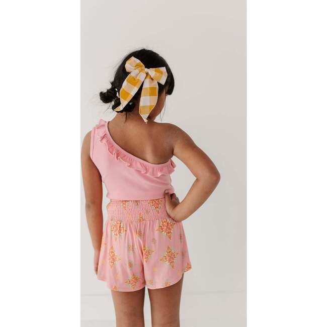 One-Shoulder Ribbed Tank Carnation Pink - Tank Tops - 9