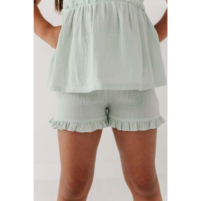 Ruffle Gauze Shorts Aqua Island - Shorts - 8