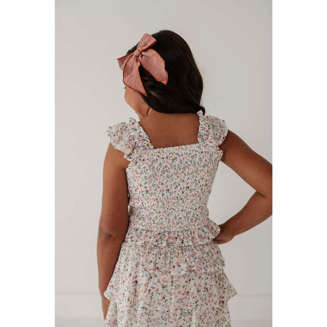 Smock Ruffle Tank Hannah Bouquet Floral - Tank Tops - 10