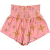 Girl's Flowy Short Medallion Boho Carnation Pink - Shorts - 1 - thumbnail