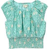 Eyelet Peasant Top Maisie Floral - Blouses - 1 - thumbnail