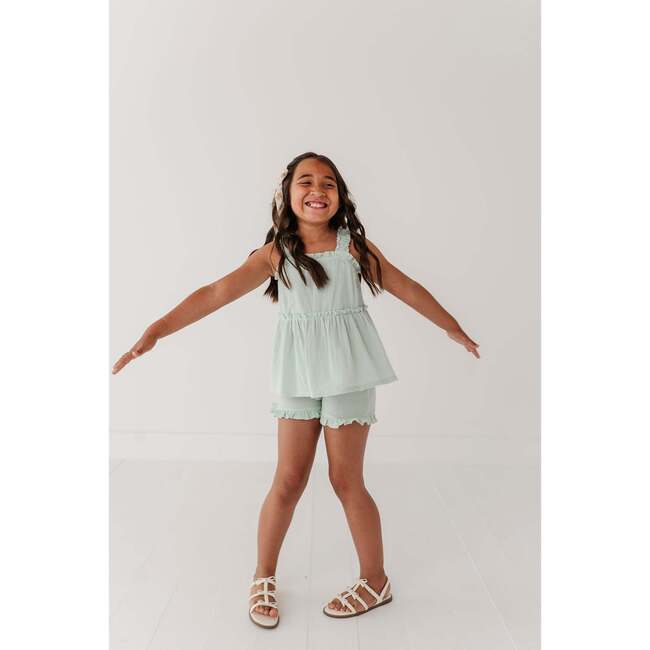 Ruffle Gauze Shorts Noa Paisley Cream - Shorts - 10