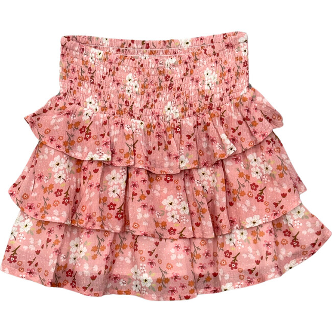 Tiered Mini Skirt Hannah Bouquet Floral