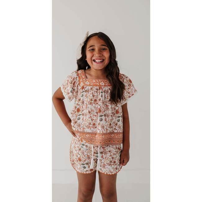 Square Neck Peasant Top Golden Sunshine - Blouses - 9