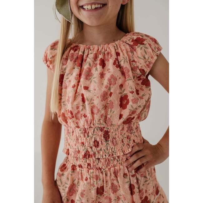 Eyelet Peasant Top Maisie Floral