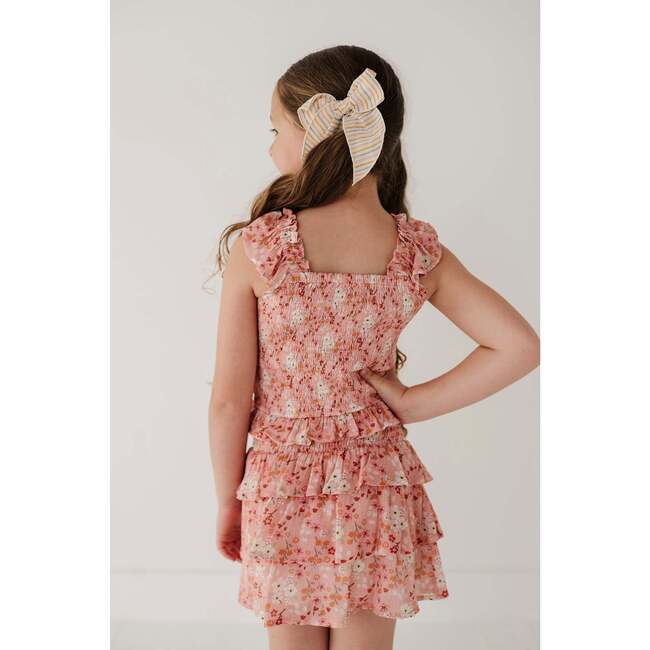 Tiered Mini Skirt Hannah Bouquet Floral