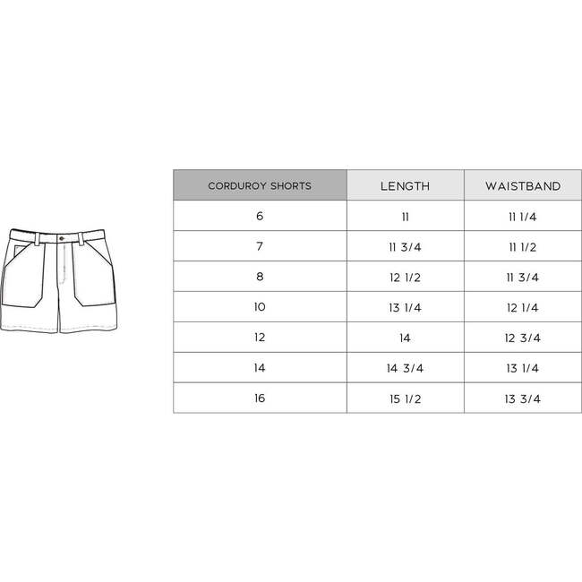 Corduroy Shorts Aqua Island - Shorts - 4