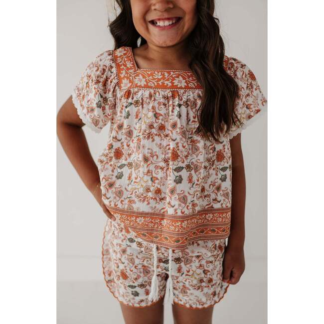 Embroidery Shorts Harlow Boho Border