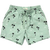 Boy's Twill Beach Shorts Palm Tree - Shorts - 1 - thumbnail