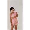 Girl's Flowy Short Medallion Boho Carnation Pink - Shorts - 10 - thumbnail