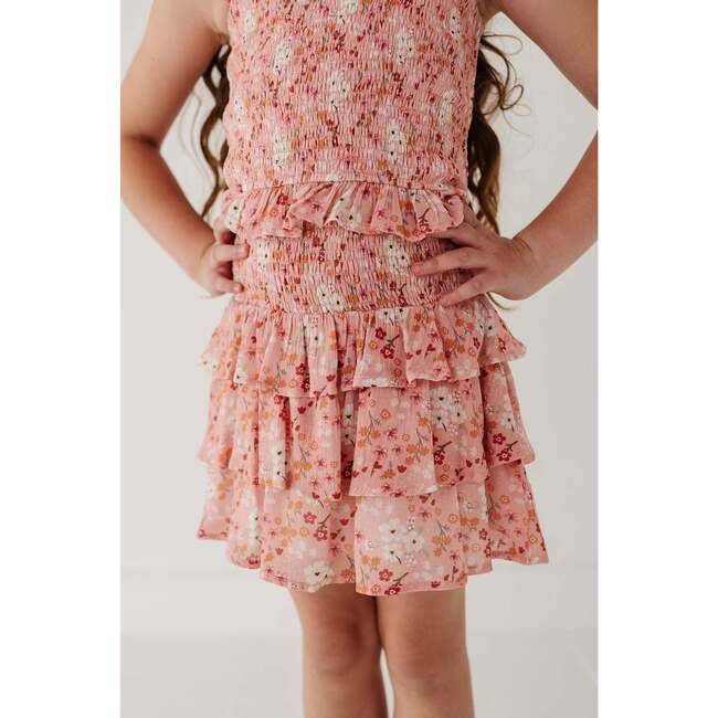 Tiered Mini Skirt Hannah Bouquet Floral - Skirts - 7
