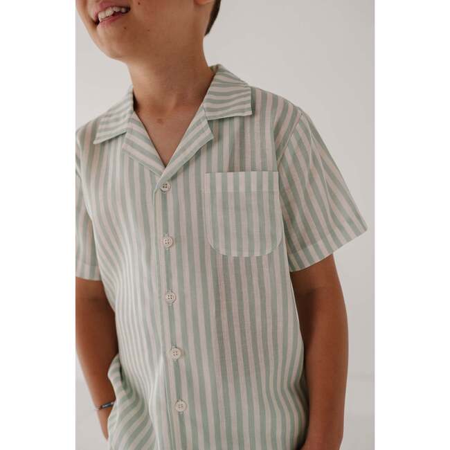 Boy's Linen Button Top Coconut - Button Downs - 4