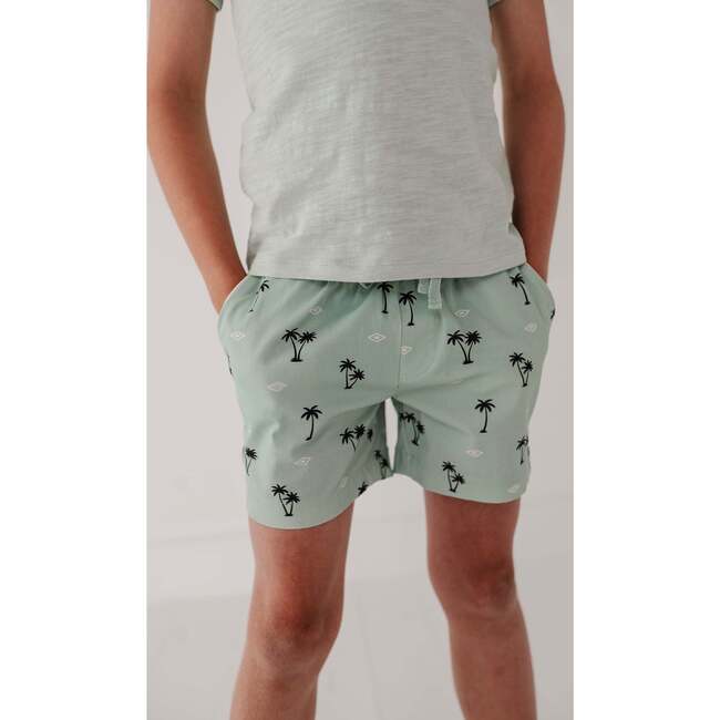 Boy's Twill Beach Shorts Vintage Rainbow Stripe - Shorts - 8