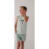 Boy's Muscle Tank Palm Tree - Tank Tops - 8
