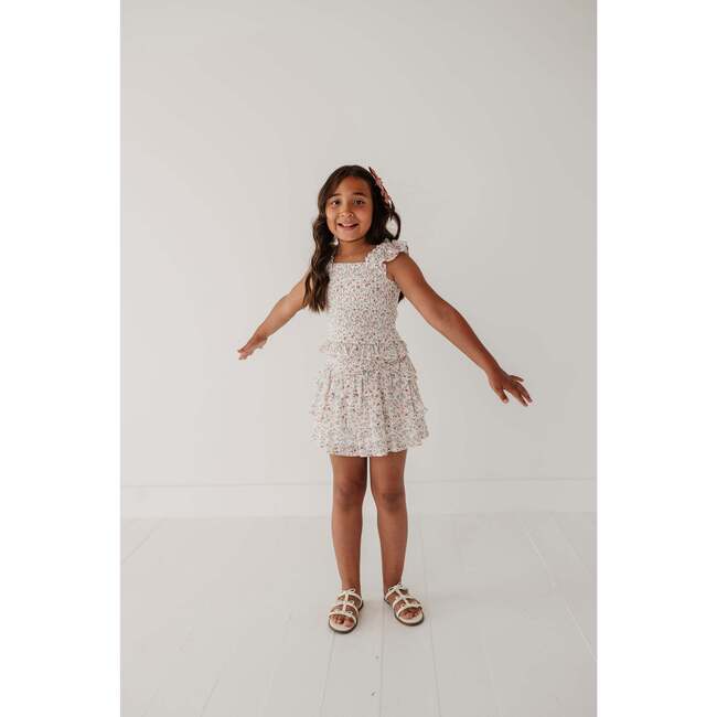 Tiered Mini Skirt Hannah Bouquet Floral - Skirts - 10