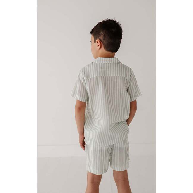 Boy's Linen Button Top Coconut - Button Downs - 5