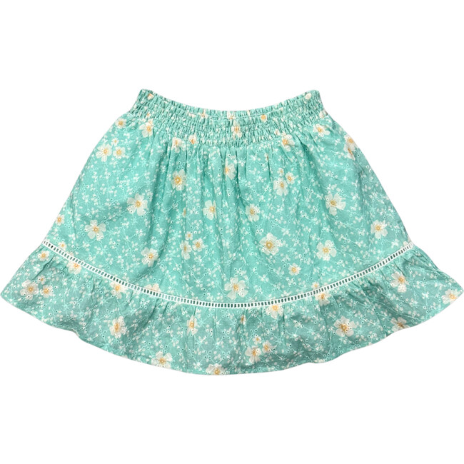 Smocked Eyelet Skirt Maisie Floral
