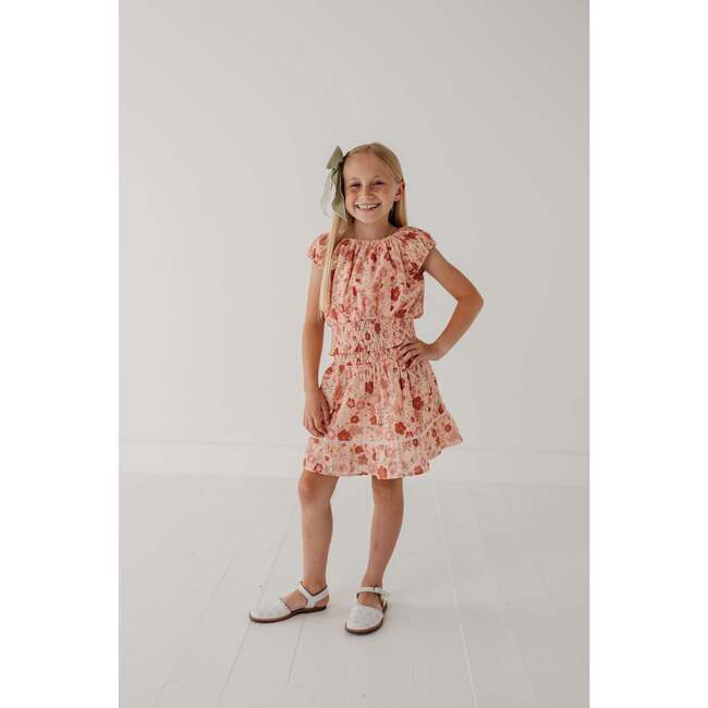 Smocked Eyelet Skirt Phoebe Floral