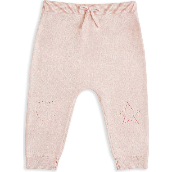 Pointelle Heart Crawler Set in Pink - Loungewear - 6