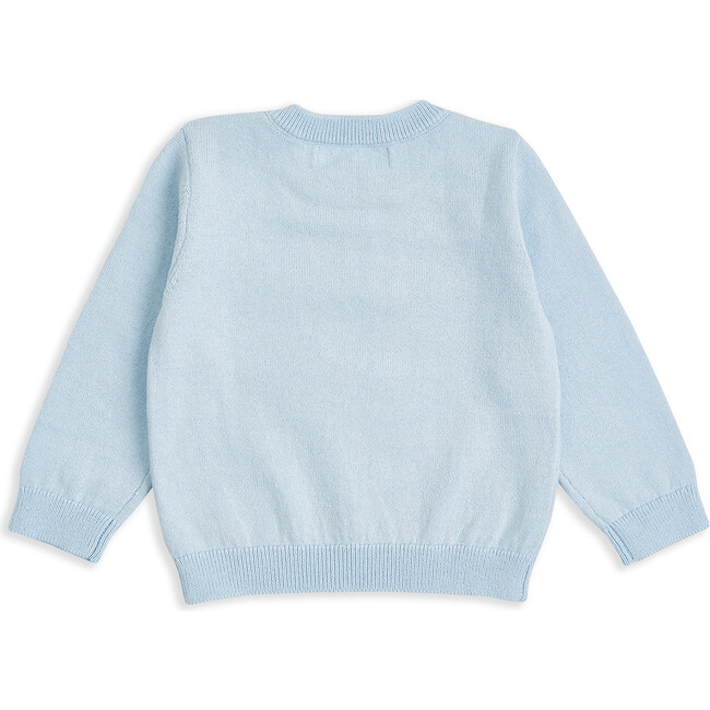 Pointelle Crown Crawler Set in Blue - Loungewear - 5