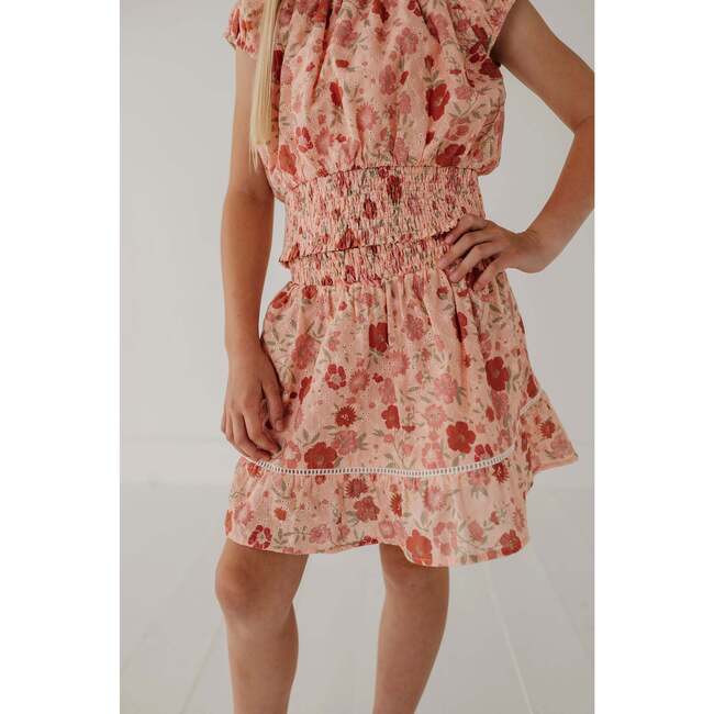 Smocked Eyelet Skirt Maisie Floral - Skirts - 3