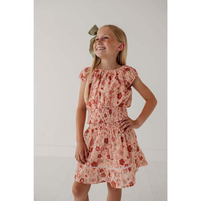 Smocked Eyelet Skirt Phoebe Floral - Skirts - 4