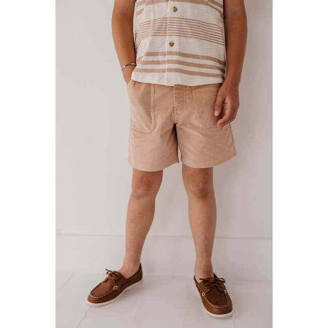 Corduroy Shorts Latte - Shorts - 10