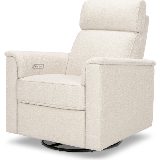 Willa Plus Power Glider Recliner w/ Power Headrest in Performance Ivory Boucle