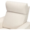 Willa Plus Power Glider Recliner w/ Power Headrest in Performance Ivory Boucle - Glider - 2