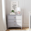 Nolan 3-Drawer Dresser, Grey - Dressers - 2