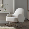 Compass Rocker, Cream - Nursery Chairs - 2 - thumbnail