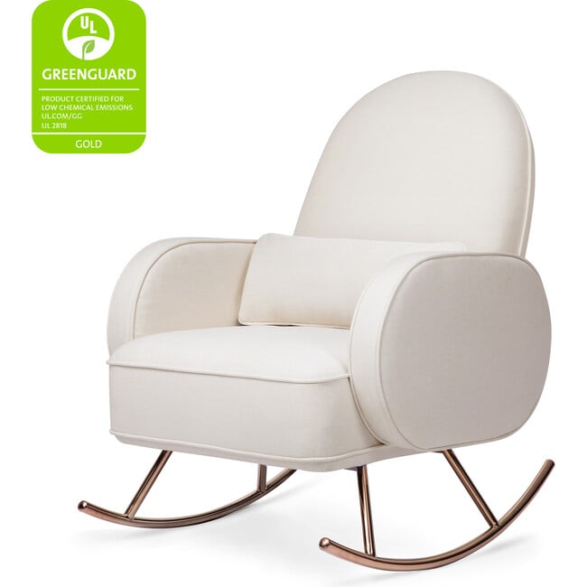 Compass Rocker, Cream - Nursery Chairs - 4