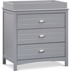 Nolan 3-Drawer Dresser, Grey - Dressers - 5