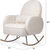 Compass Rocker, Cream - Nursery Chairs - 7 - thumbnail