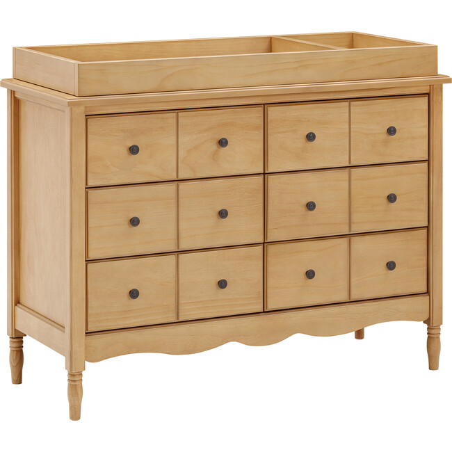 Liberty 6-Drawer Assembled Dresser, Honey - Dressers - 6