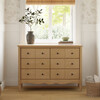 Liberty 6-Drawer Assembled Dresser, Honey - Dressers - 9 - thumbnail