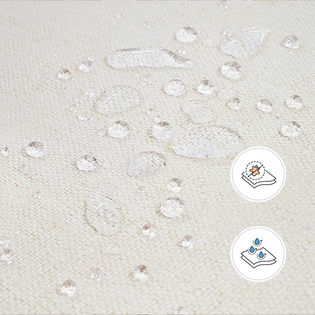 Crawford Pillowback Chair & A Half Comfort Swivel Glider, Performance Cream Eco-Weave - Swivel - 4