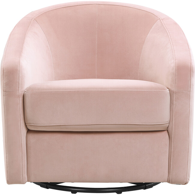 Madison Swivel Glider, Blush Velvet