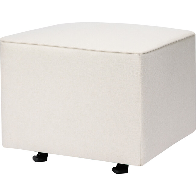 Kiwi Gliding Ottoman, Cream Eco-Performance Fabric - Ottomans - 1
