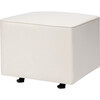 Kiwi Gliding Ottoman, Cream Eco-Performance Fabric - Ottomans - 1 - thumbnail
