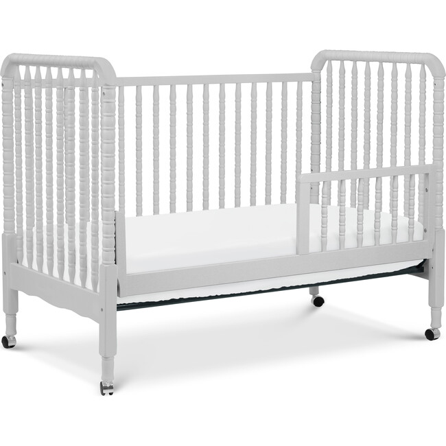 Jenny Lind 3-in-1 Convertible Crib, Fog Grey - Cribs - 5