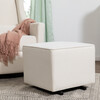 Kiwi Gliding Ottoman, Cream Eco-Performance Fabric - Ottomans - 2