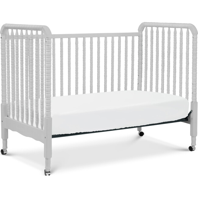 Jenny Lind 3-in-1 Convertible Crib, Fog Grey - Cribs - 6
